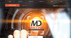 Desktop Screenshot of macdata.com
